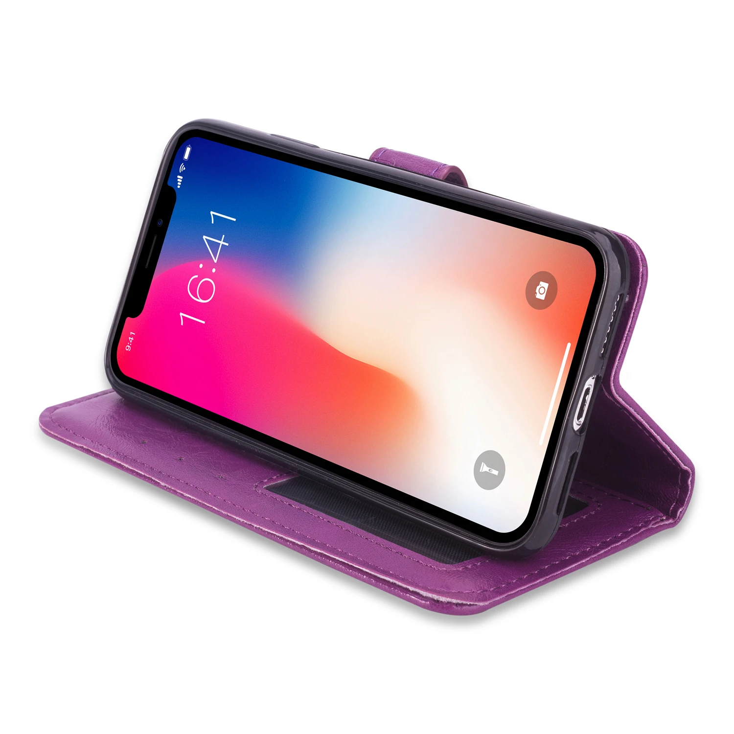 For Apple iPhone X 10 6 6S 7 Plus 8 Leather Book Flip Stand Design Wallet Case Soft Cover With Card Holder | Мобильные телефоны и