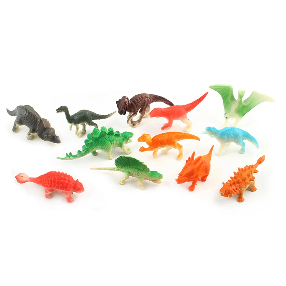 12 шт. фигурки мини игры милые украшения коллекция имитационная игрушка Юрского