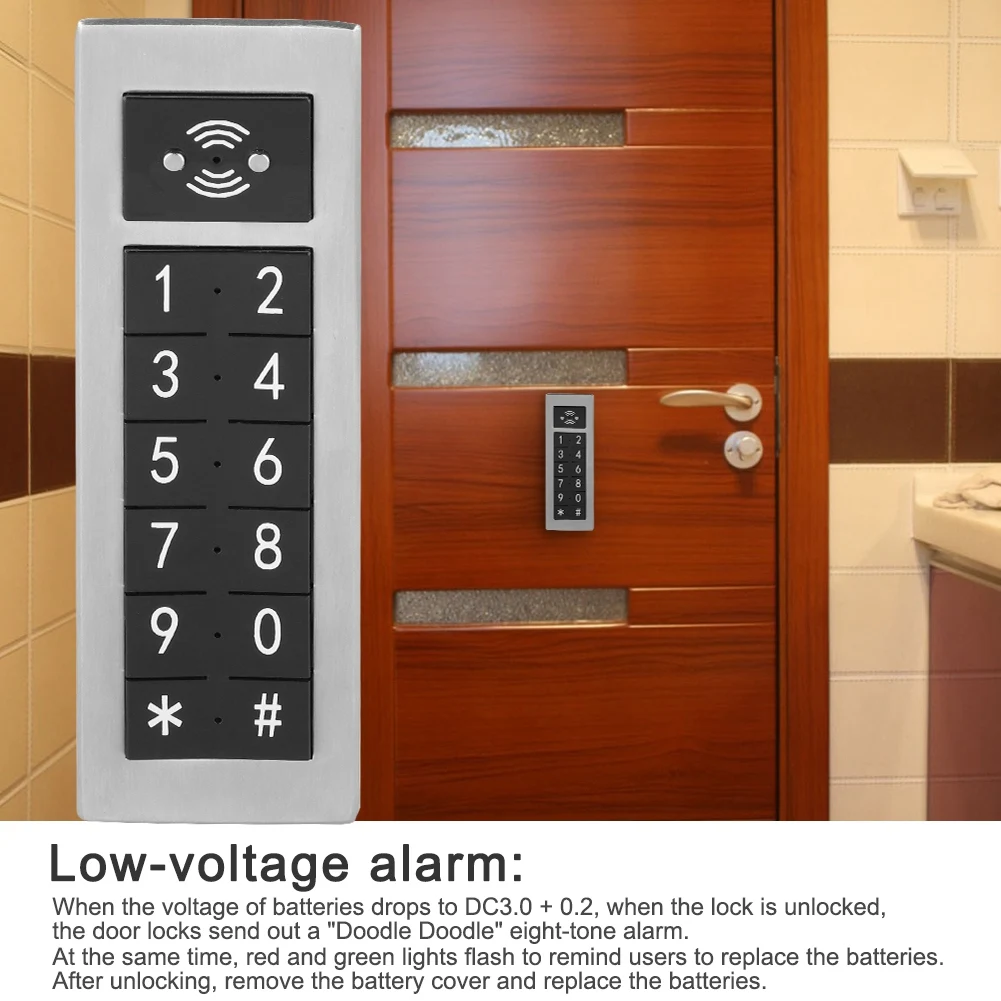 Intelligent Door Code Lock Digital Password Keypad Number Cabinet For swimming/sauna/golf course cabinet |