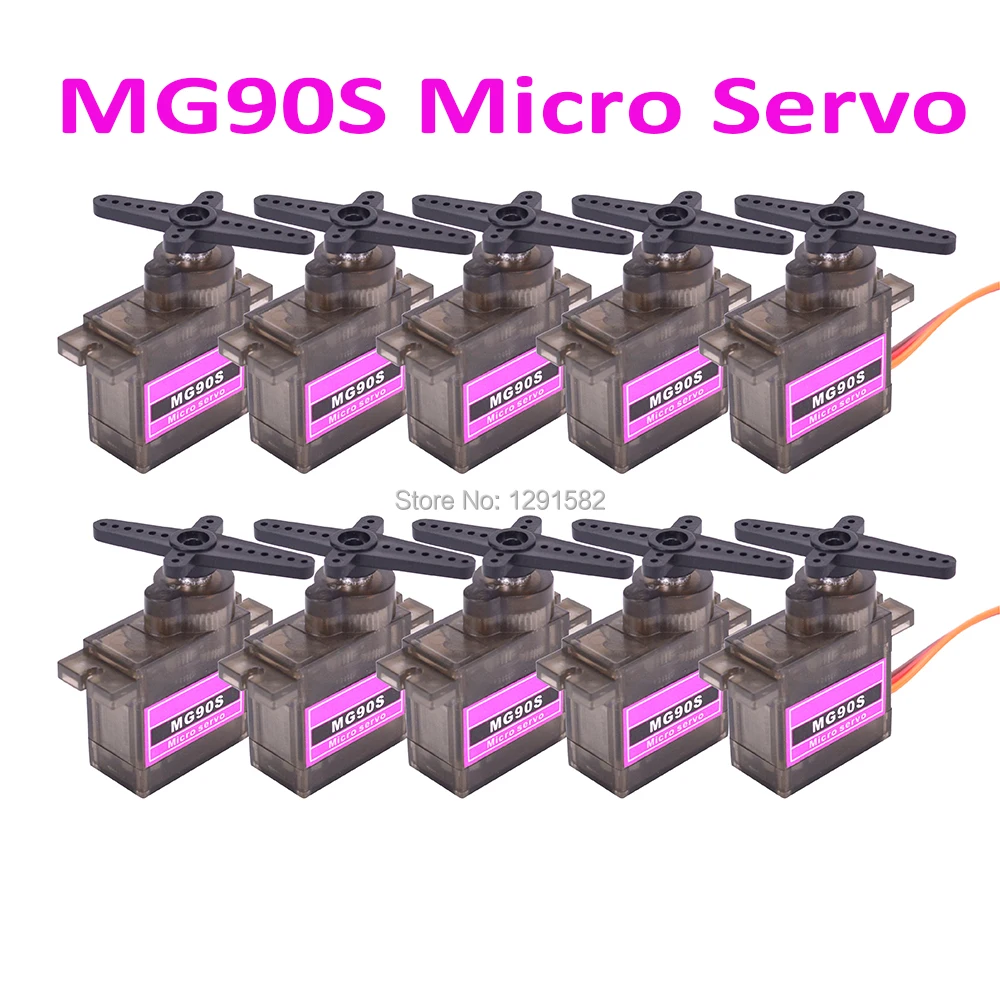 MG90S 9g металлическая Шестерня Мини Rc сервопривод Модернизированный SG90 цифровой