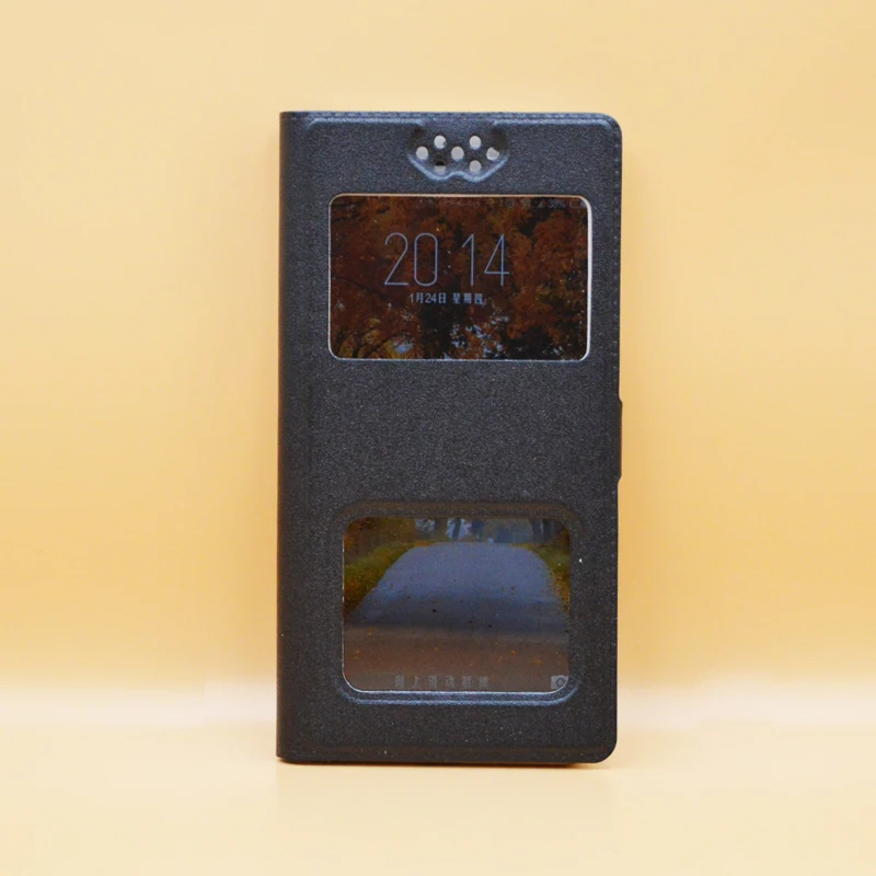 Dower me универсальный чехол-книжка из искусственной кожи с двойным окном для BQ BQ-5302G