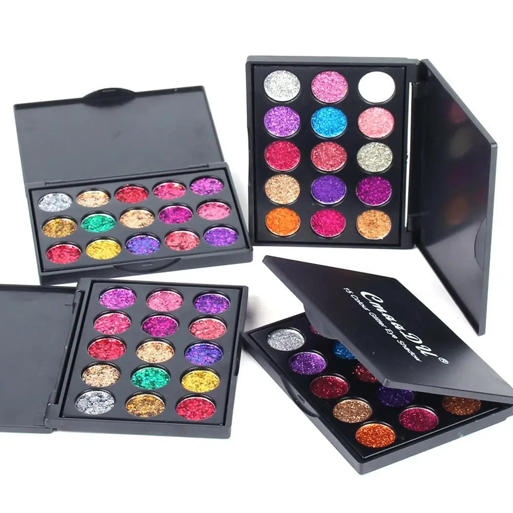 Shimmer Matte Makeup Cosmetics Waterproof Sequin General Multicolor Eyeshadow Palette |