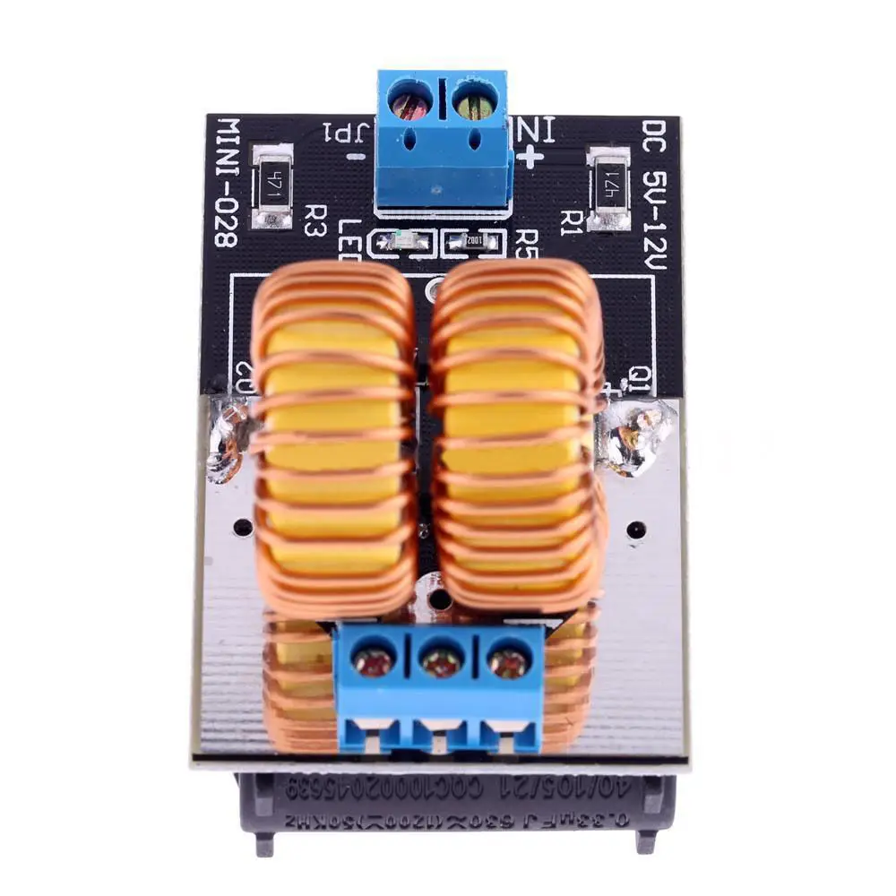 Новинка 5V 12V низшее Напряжение звс индукционный нагрев Питание модуль +