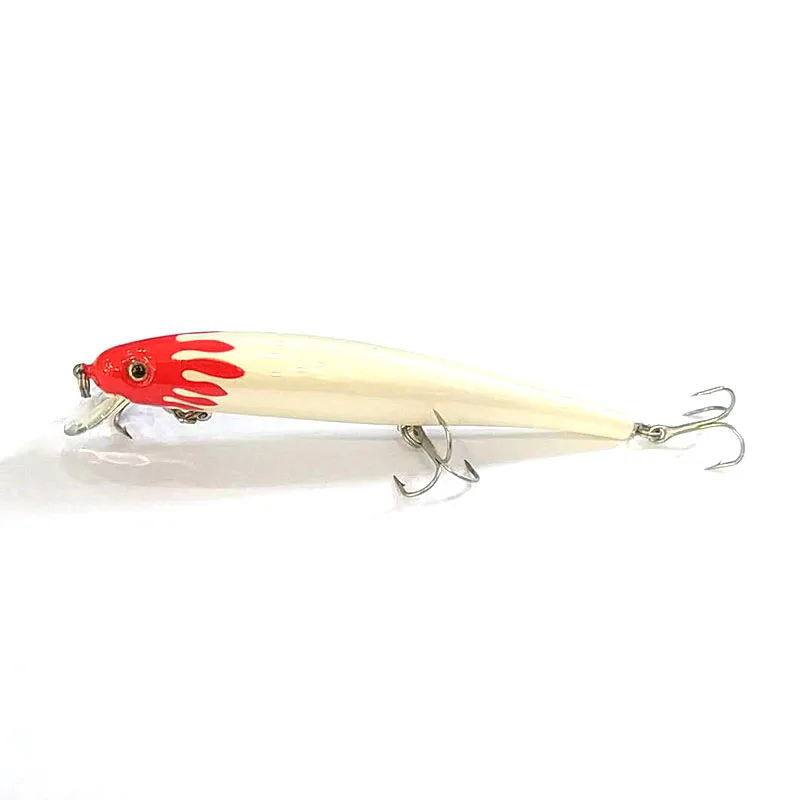 

1PCS Fishing Lure 12.5cm Floating Crankbait Wobblers Hard Artificial Bait 3D Eye Slow Sinking Jerkbait Fishing swivels Tackle