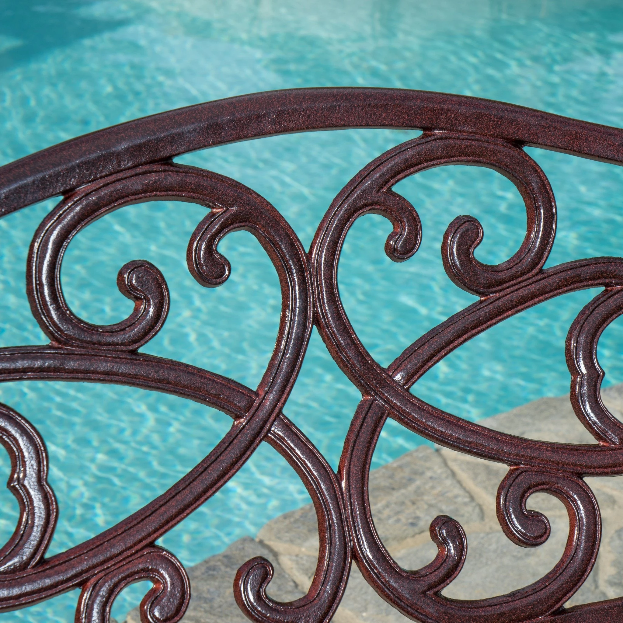 Сиена открытый литой алюминиевый коричневый медный садовый стенд|Садовые