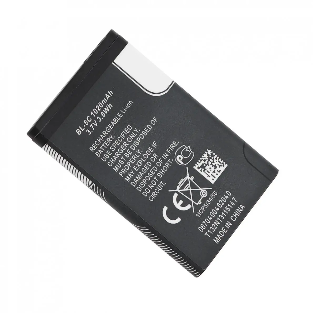 BL 5C 3 7 V 600mAh телефон Встроенный литий ионный сменный аккумулятор с
