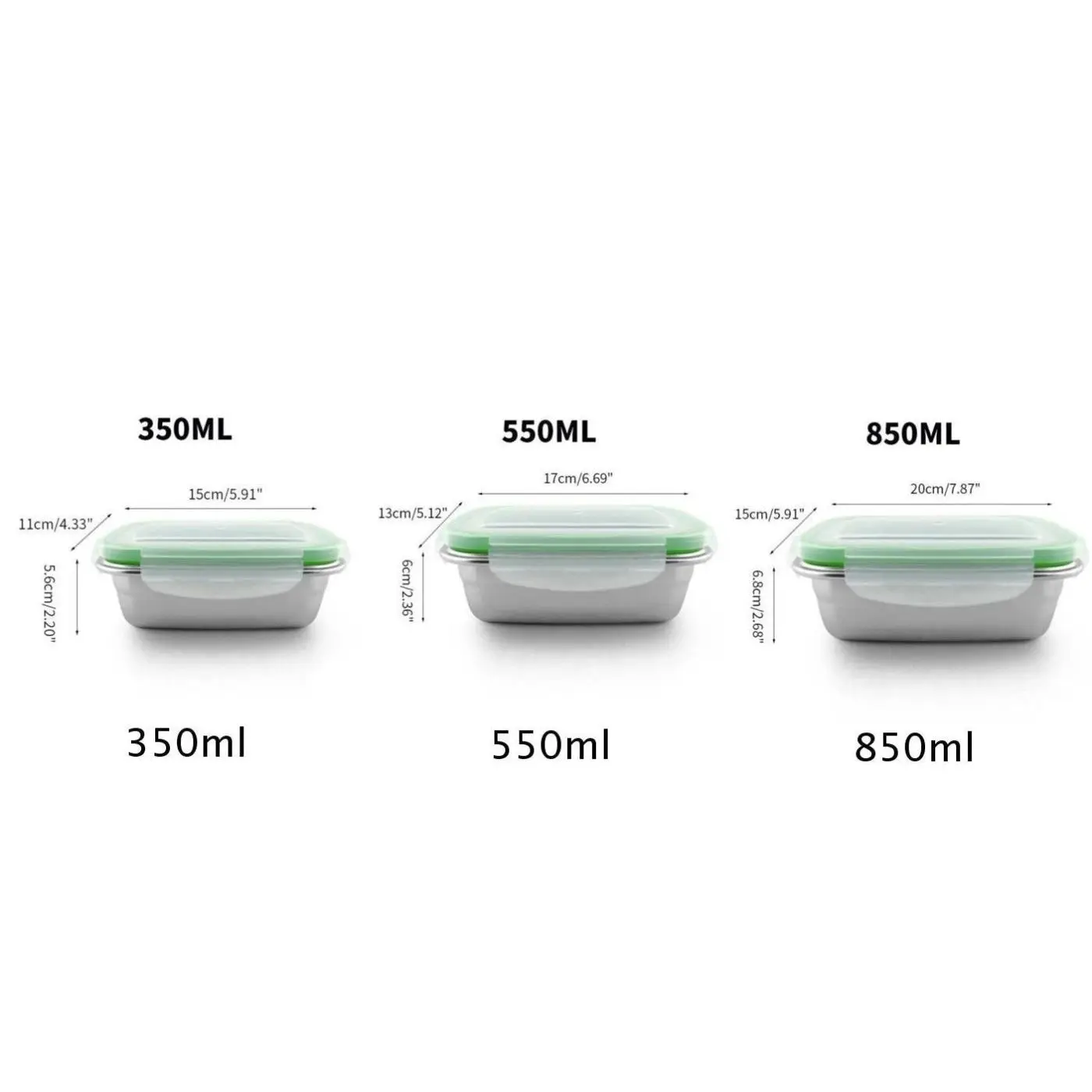 Контейнер для хранения еды из нержавеющей стали 1 слой портативный изолированный