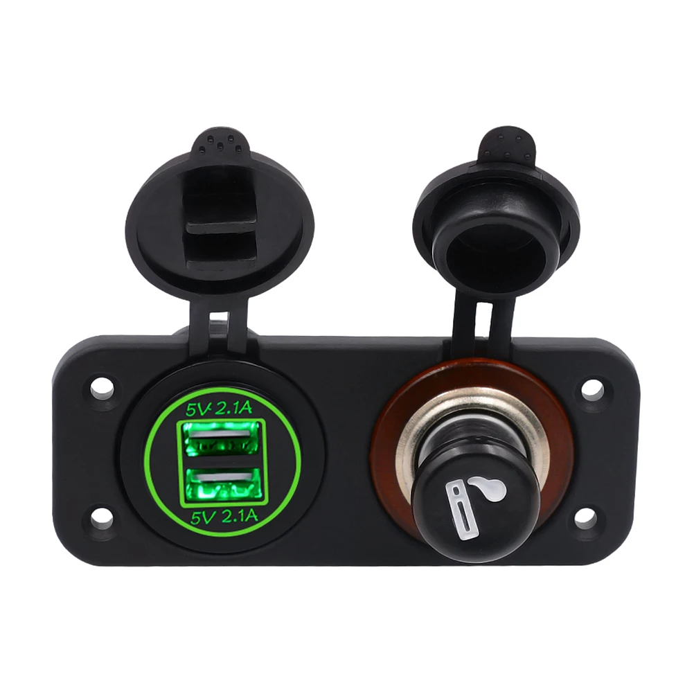 1 шт. USB зарядное устройство для мотоцикла светодиодный индикатор