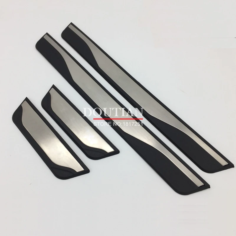 

For Opel Zafira c stainless steel door sill Scuff Plate Welcome Pedal For Vauxhall Zafira Tourer c Car Styling Accessories