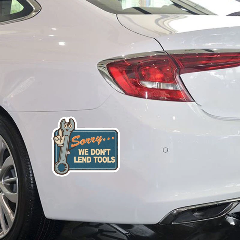 Мы не подгоняем Toos графику Забавный виниловый шлем ящик для инструментов