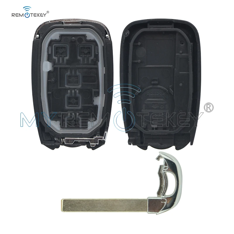Чехол для смарт ключа Remtekey HYQ4EA 4 + 1 кнопка 2017 Chevrolet Sonic 13508769 с аварийной