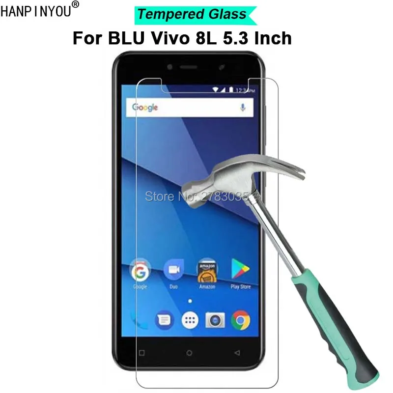 Для BLU Vivo 8L 5 3 &quotновая твердость 9H 2.5D ультра тонкая закаленная Защитная