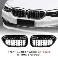 front bumper grille for bmw 5 series g30 g31 g38 2017 2018 2019 2020 2021 kidney grill with z4 style