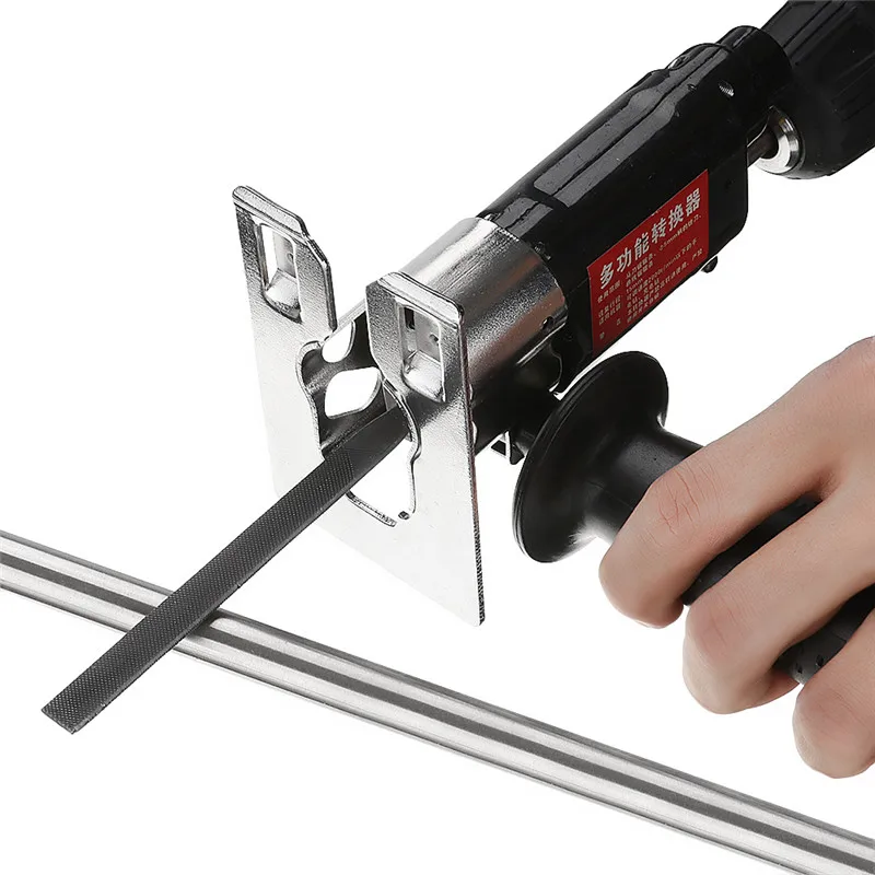 Durable Reciprocating Saw Attachment Change Electric Drill Into Jig Metal File for Wood Cutting | Инструменты