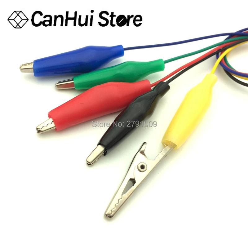 5 шт. DuPont линия папа головка до 35 мм крокодил зажим Соединительный кабель