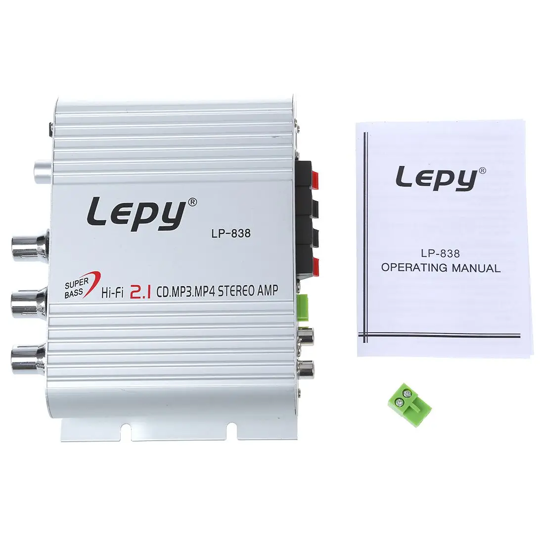 LEPY мини HIFI стерео аудио усилитель супер бас ролик радио MP3 Усилитель 200 Вт 12 В для