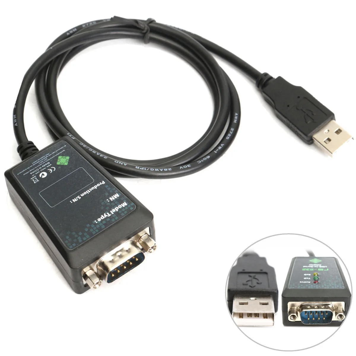LEORY RS232 DB9 (набор микросхем FTDI) 232A набор Универсальный профессиональный конвертер