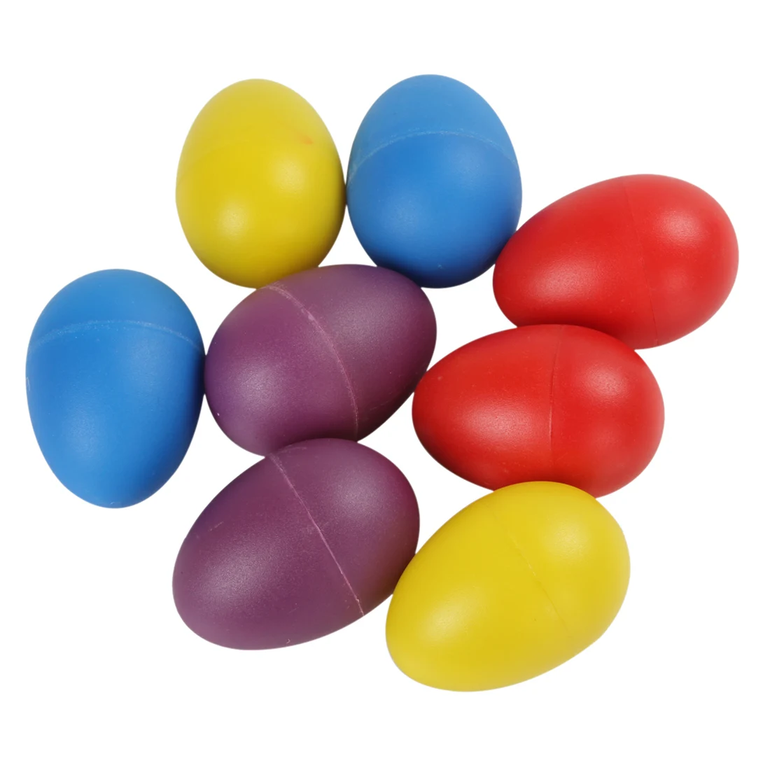 Комплект из 2 предметов милый пластиковый маракасы в форме яйца шейкеры