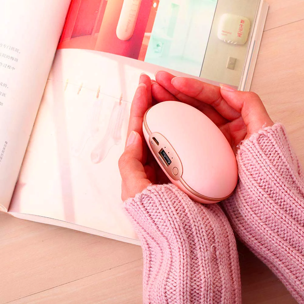 Перезаряжаемый подогреватель рук 4000Ma Mini USB портативный power Bank для смартфона