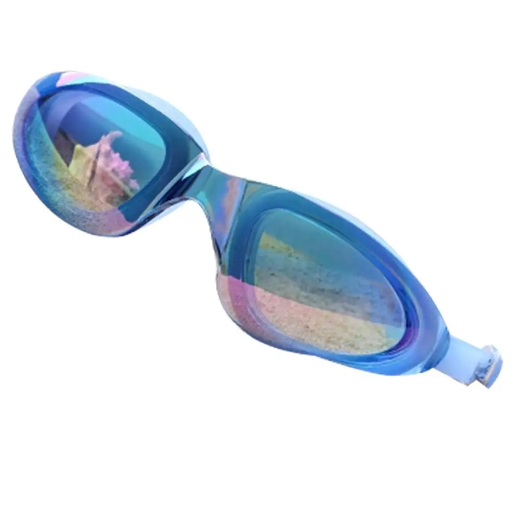 Профессиональные силиконовые плавательные очки для близорукости анти туман УФ с