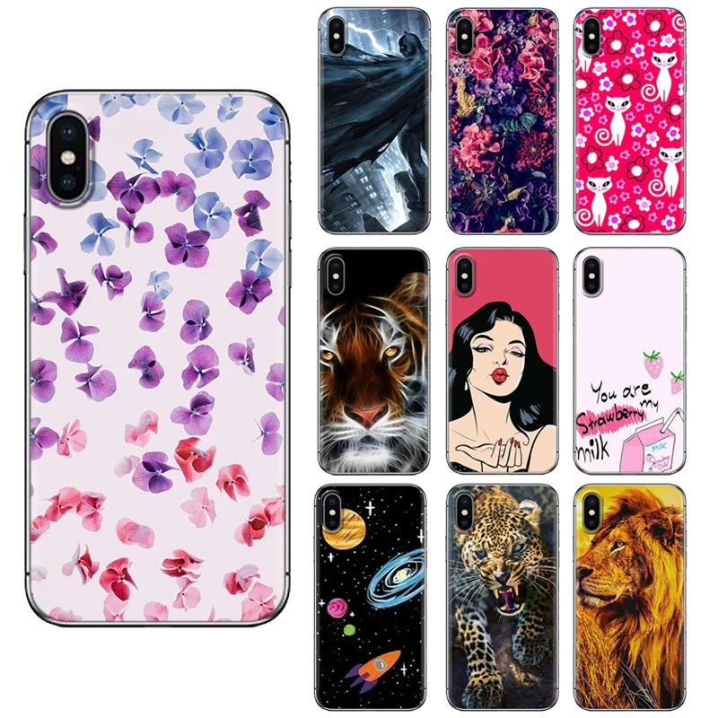 Мягкий чехол для телефона Iphone 6 6P 7 8 7P 8P X XR XS Max ТПУ силиконовый серии Ins | Мобильные