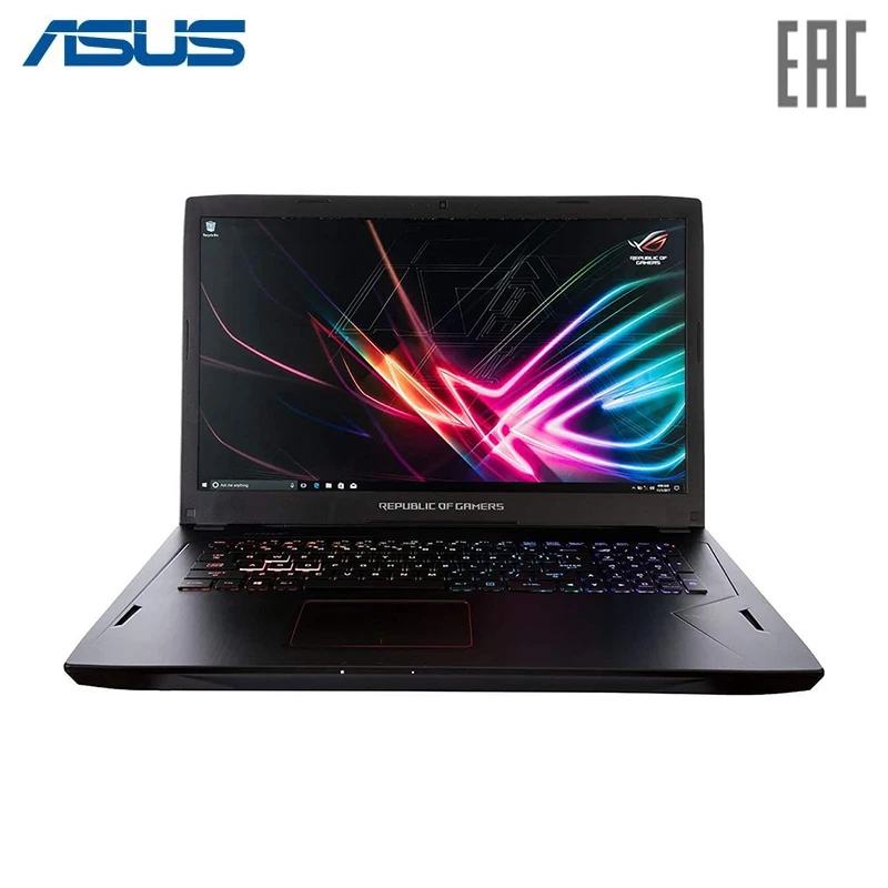 Ноутбук ASUS ROG GL703GM Intel i5 8300H/16Gb/1Tb+256Gb SSD/No ODD/17.3&quot FHD/NVIDIA GeForce GTX 1060 6Gb GDDR5/Camera/Wi Fi/Windows