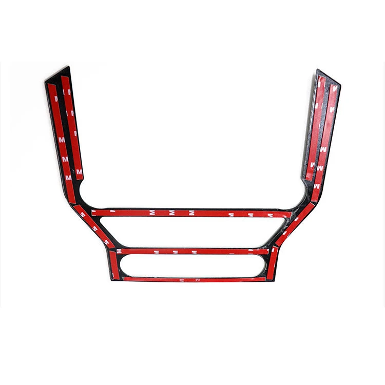 

1Pc ABS Car Console Dashboard GPS Navigation Frame Panel Cover Sticker Trim Styling Fit For Ford Mustang 2015-2018 Accessories