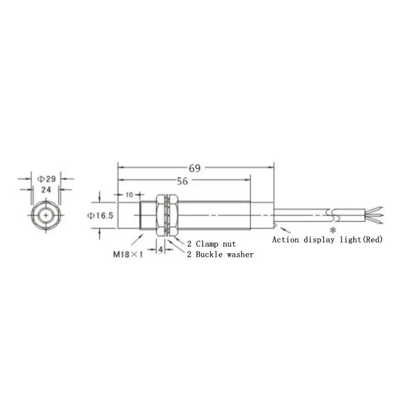 LJ18A3 10 Z/BX/NPN/PNP без DC6 36V индуктивный датчик приближения|bx|switch |