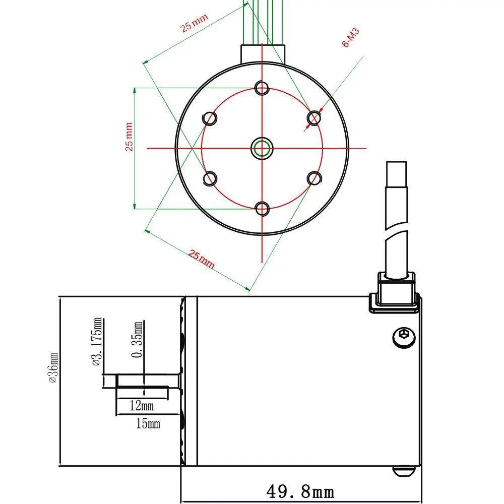 3650 3100KV/4P Бесконтактный бесщеточный двигатель с 60A ESC (электрический регулятор