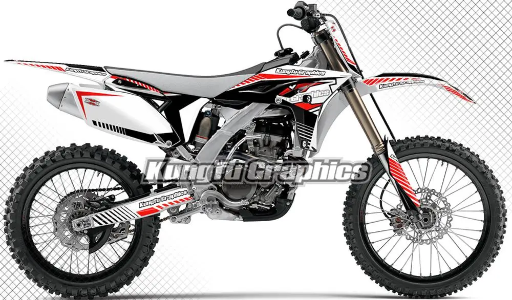 Виниловые наклейки KUNGFU для мотокросса YZ250F YZF250 2010 2011 2012 2013|Наклейки и стикеры| |