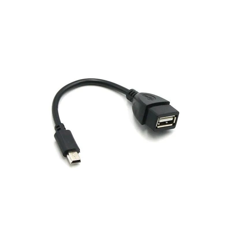 100 шт./лот проверка перед отправкой USB A переходник с женского на мини B мужским