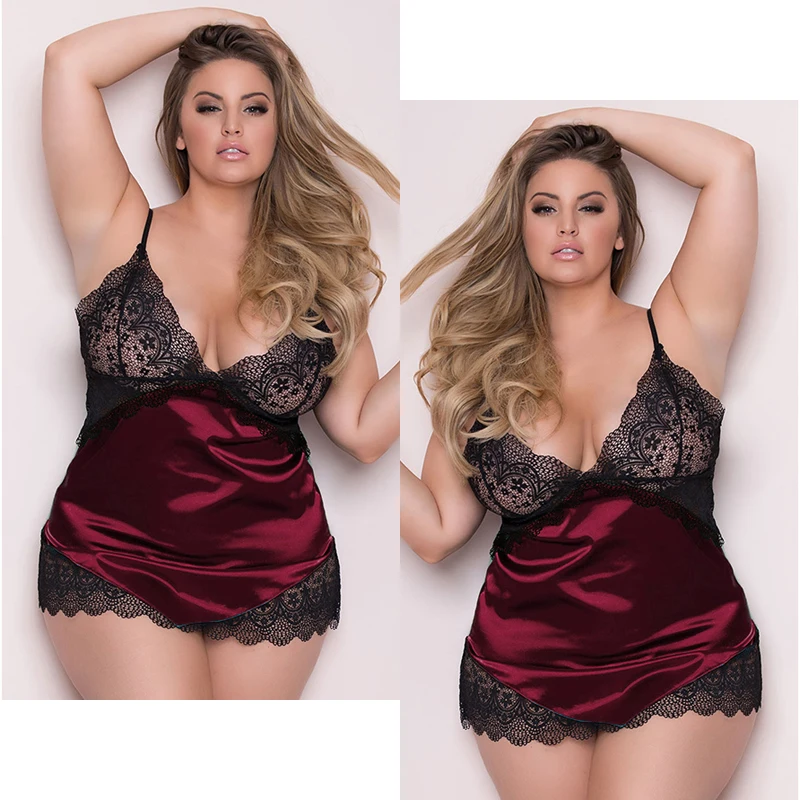 Сексуальное женское белье для женщин леди кружево халат платье Babydoll ночная