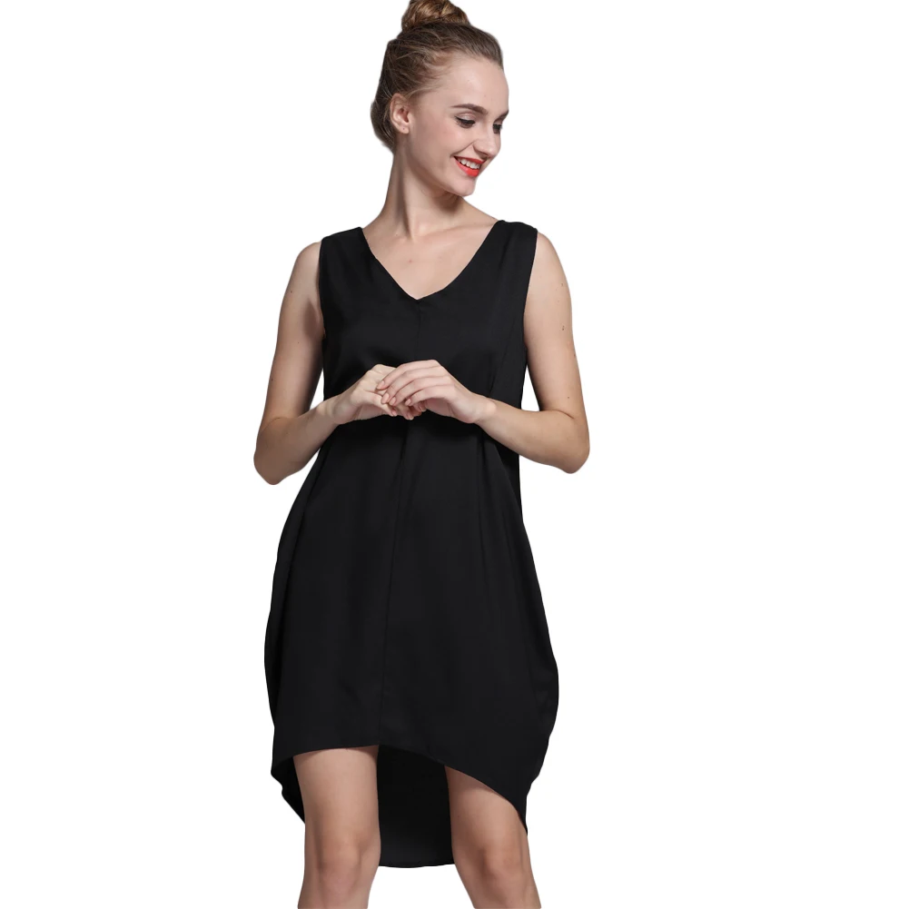 Женское летнее платье 2020 модное мини-платье на бретелях свободное Повседневное с