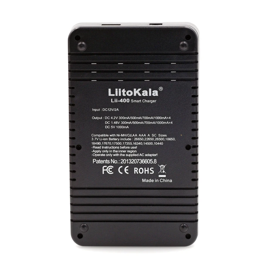 Liitokala Lii 400 ЖК дисплей зарядное устройство для 18650 26650 18500 16340 1. 2Vaa/Aaa Ni MH