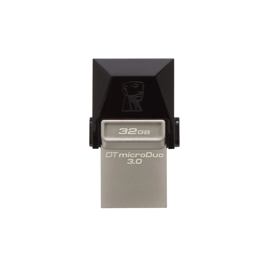 Kingston technology DataTraveler 32 GB microDuo 3 0 (3 1 Gen 1) разъем usb type-A поворотный черный | Компьютеры и