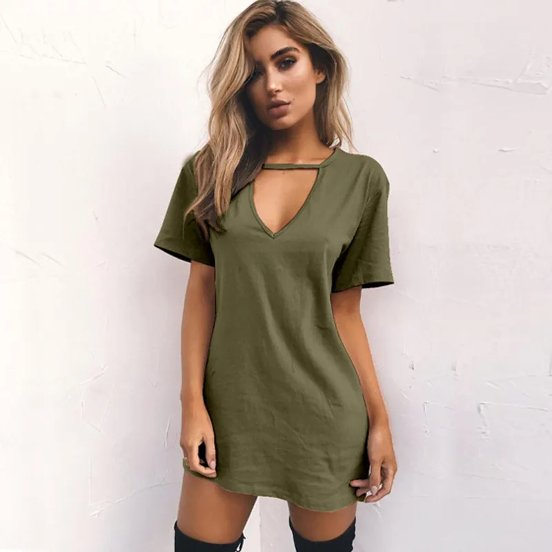 3XL плюс Размеры 2019 Новая мода женские топ с коротким рукавом и v-образным вырезом
