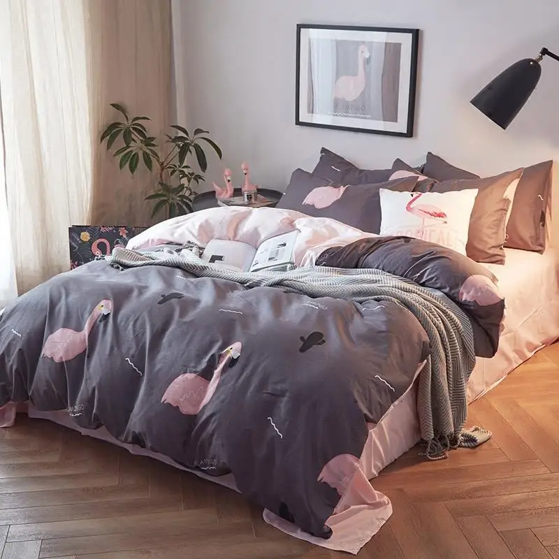 Fundas Nordicas Couvre Lit Luxe Dekbedovertrek Lits-jumeaux Ropa Roupa De Cama Комплект постельного белья из хлопка