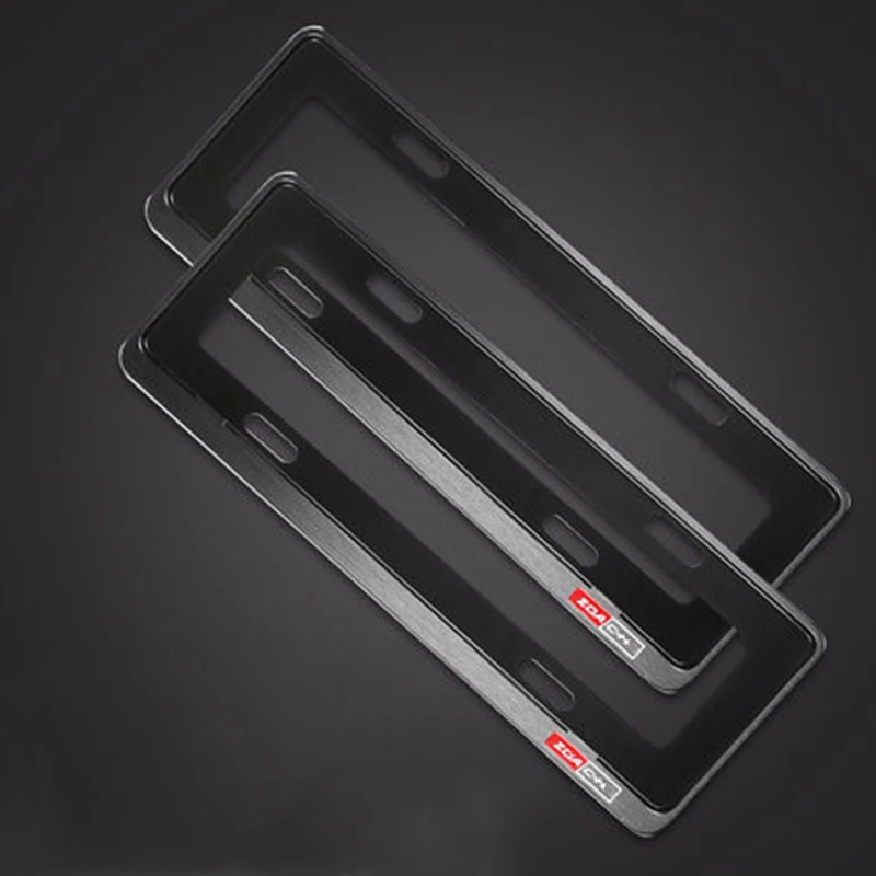 

My Good Car License plate frame new traffic license plate license plate license plate For Toyota C-HR CHR 2017 2018 Accessories