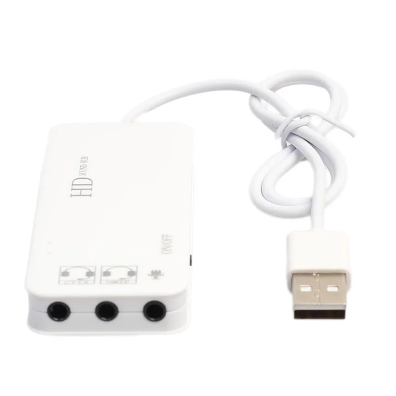 3 порта USB 2 0 концентратор адаптер Usb без внешней звуковой карты для виртуального 7