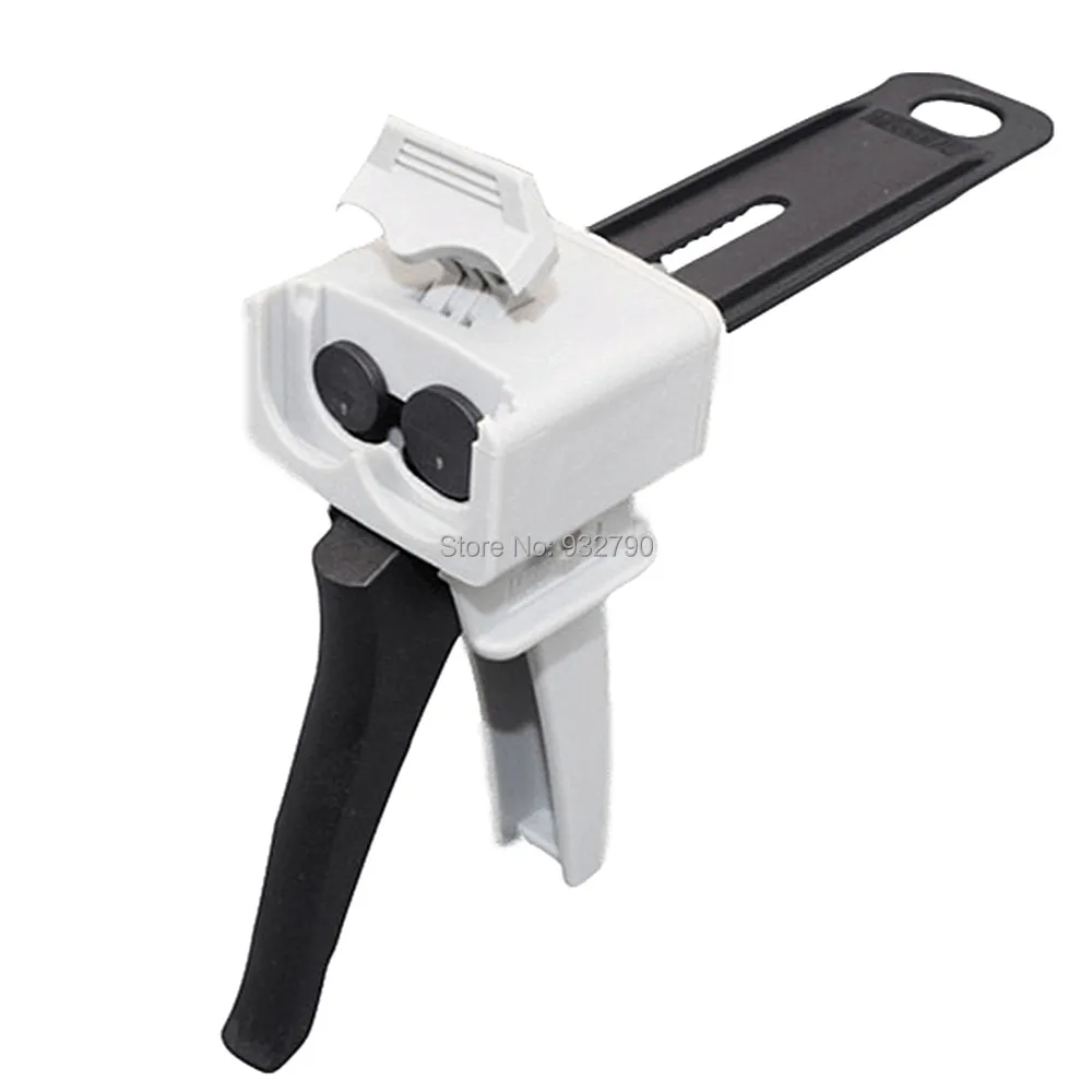 

1:1 1:2 50ml Manual Epoxy Applicator Gun Dual Component Adhesive Cartridge Applicator Double Caulk Gun 2 Part Caulking Gun
