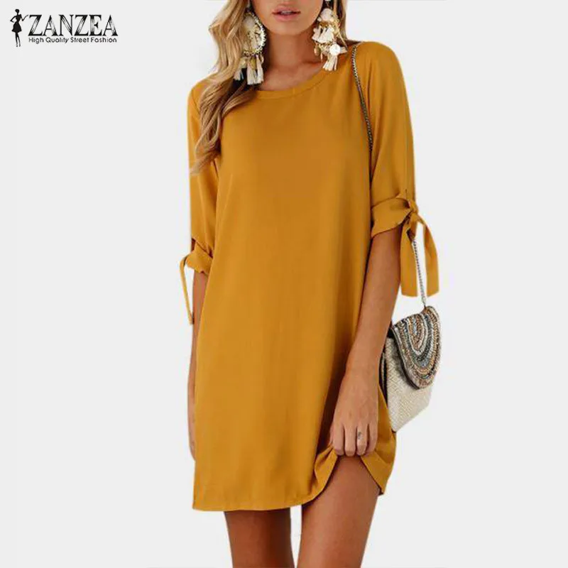 Весна 2020 Сексуальное мини платье для женщин повседневное однотонное женское с