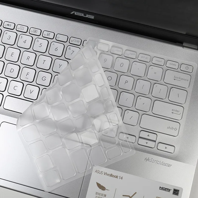 Защитная пленка для ноутбука из ТПУ Asus Y406u 2019 Новая прозрачная Пыленепроницаемая