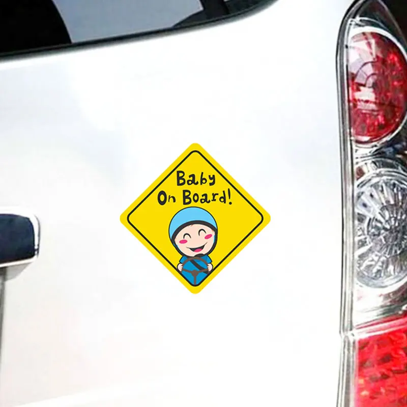 Декоративные наклейки для автомобиля Home Baby PVC: модные, милые, водонепроницаемые, на окна, для украшения и деталей авто.