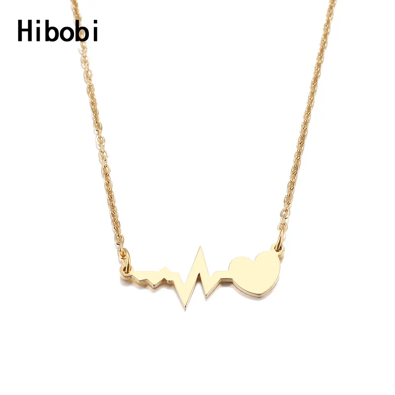 Hibobi ожерелье женские ювелирные изделия из нержавеющей стали сердце модные