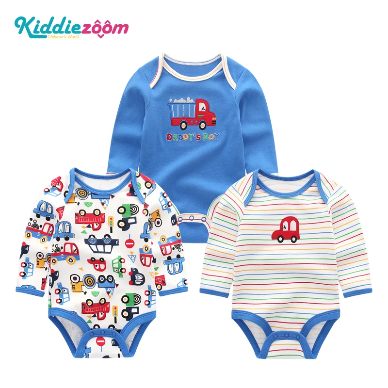 Комбинезон для мальчиков и девочек хлопковый с единорогом на возраст 0-12 месяцев |