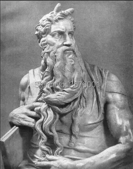 Моисей как скульптура &quotмикеланжело&quot работает 3D печать чертежи stl формат