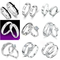 men women circle midi ring jewelry couple ring engagement modern jewelry wedding party jewelry gift