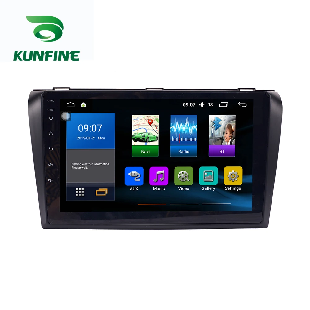 Восьмиядерный 1024*600 Android 8 1 автомобильный DVD GPS навигационный плеер Deckless стерео для