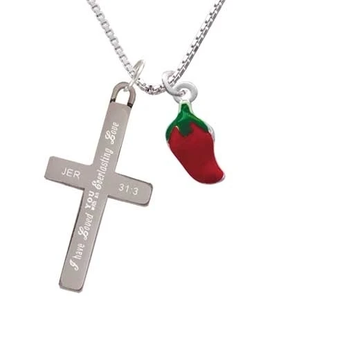 Красное ожерелье Jalapeno-Everlasting Love-cross | Украшения и аксессуары
