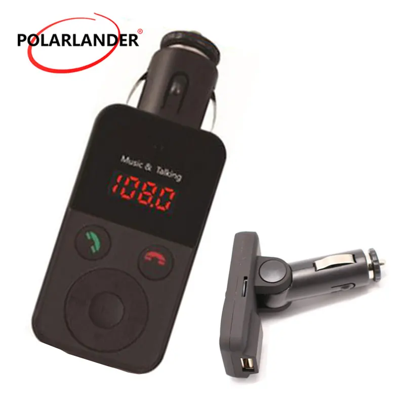 Новинка Bluetooth гарнитура CarKit FM-передатчик MP3 плеер Автомобильный комплект